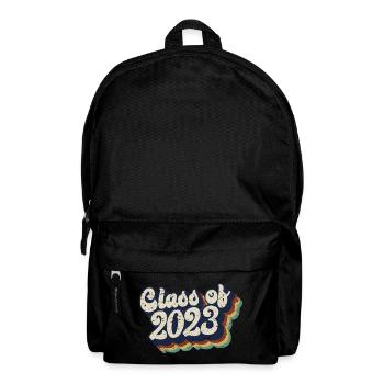 Cadeau de fête de remise des diplômes de la classe de 2023 pour lui et elle - Sac à dos - noir - Devant