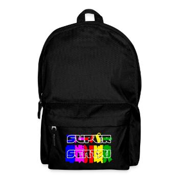 Super-Sentai - Rucksack - Schwarz - Vorne