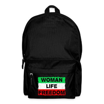 Woman, Life, Freedom | For the women in Iran - Rucksack - Schwarz - Vorne