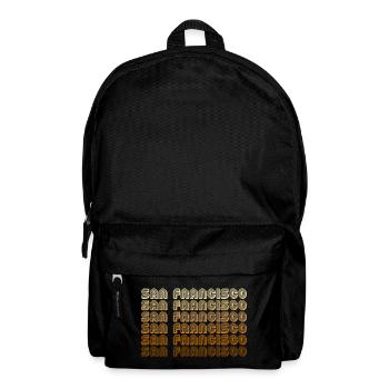 San Francisco California - Backpack - black - Front