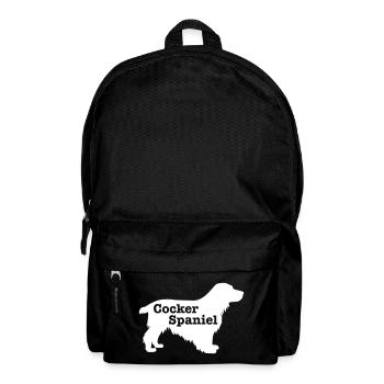 Cocker Spaniel - Rucksack - Schwarz - Vorne