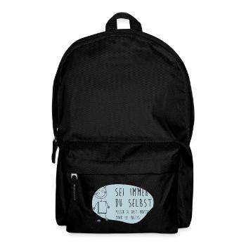 Humorvolle Psychologie Illustration - Rucksack - Schwarz - Vorne