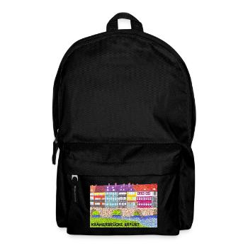 Erfurt, Krämerbrücke - Backpack - black - Front