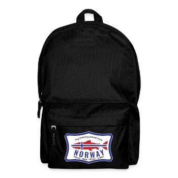 Norway Fly Fishing Adventure Salmon Fishing, Fly - Backpack - black - Front