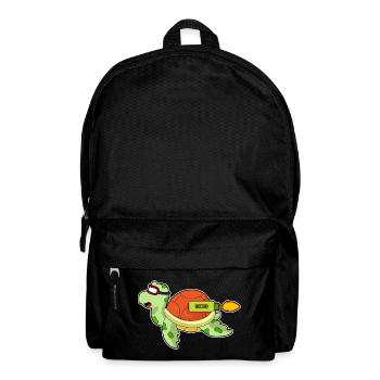 Fusée de tortue - Sac à dos - noir - Devant