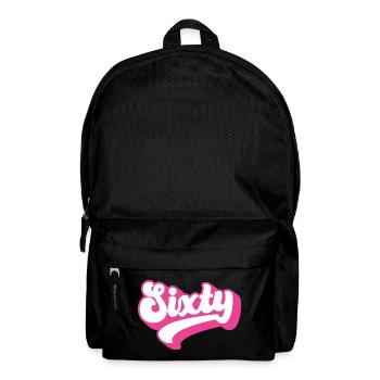 Sixty 60th Birthday Women Her 60 Years Old - Backpack - black - Front