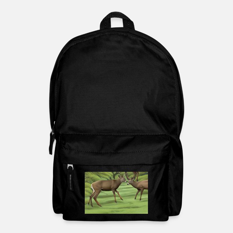 Hirsche Hirsche - Rucksack - Schwarz