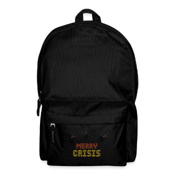 Merry Crisis - Lieber Schnee - Rucksack - Schwarz - Vorne