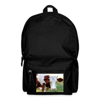 Kuh Poster - Rucksack - Schwarz - Vorne