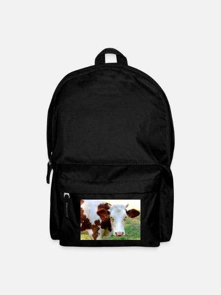 Kuh Poster - Rucksack - Schwarz