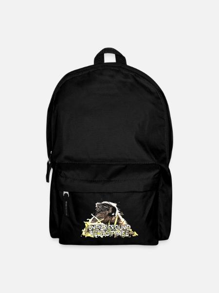 Kult Murmeltier - Underground Resistance - Rucksack - Schwarz