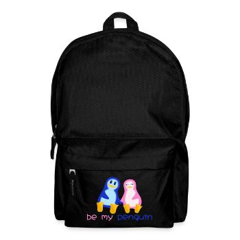 Be my penguin - Rucksack - Schwarz - Vorne