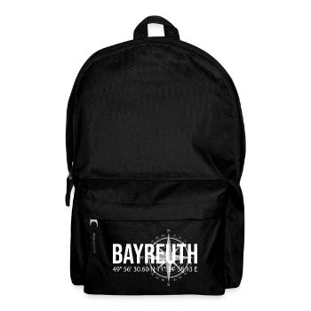 Koordinaten Bayreuth - Rucksack - Schwarz - Vorne