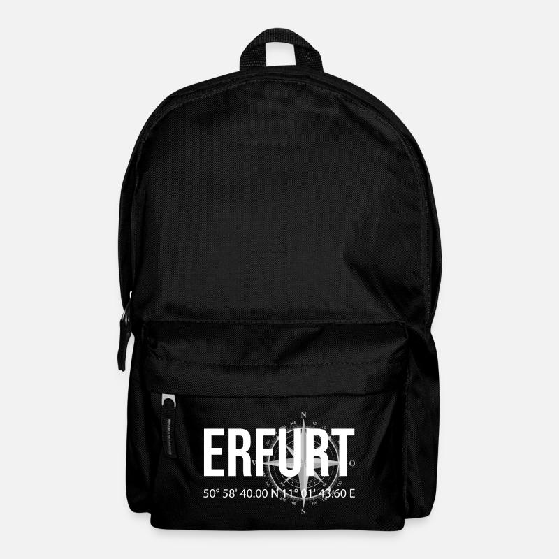 Koordinaten Erfurt - Rucksack - Schwarz