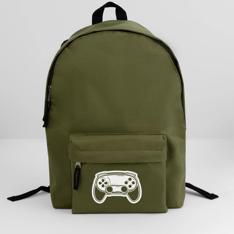 Videospiel Controller Zeichnung Rucksack