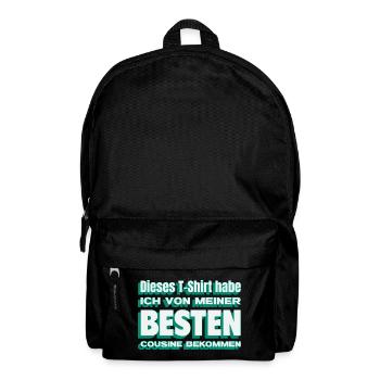Cadeau de ma meilleure cousine - Sac à dos - noir - Devant