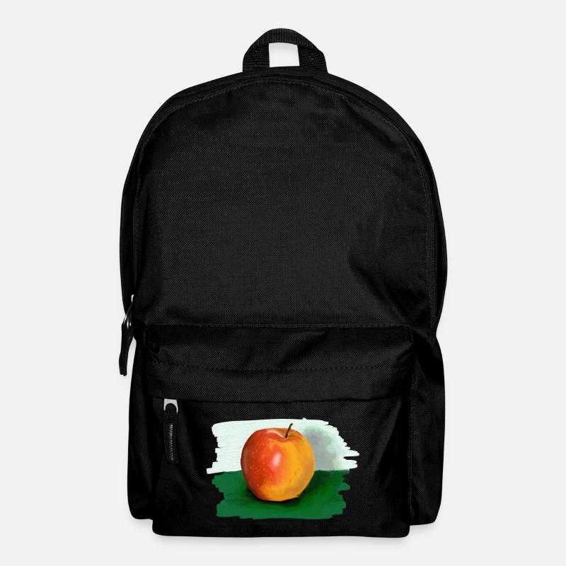 Apfel - Rucksack - Schwarz