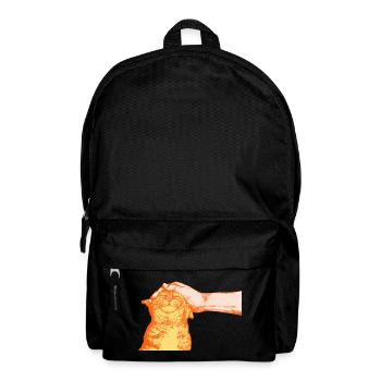 THE HAPPY CAT - Backpack - black - Front