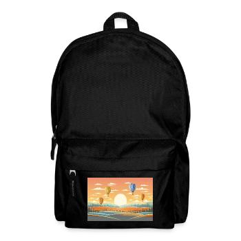 Hot Air Balloons - Backpack - black - Front