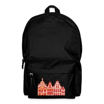 Historische Fassade im Barockstil - Rucksack - Schwarz - Vorne