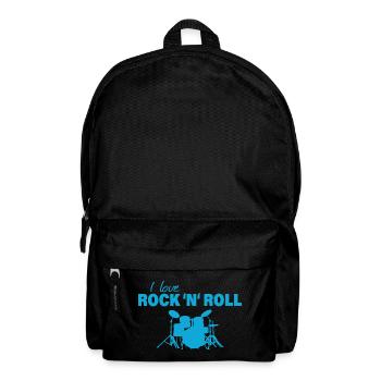 ROCK `N` ROLL - Rucksack - Schwarz - Vorne