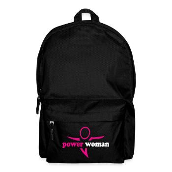 power_woman_001 - Rucksack - Schwarz - Vorne