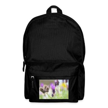 Delicate Lavender in Bloom - Backpack - black - Front