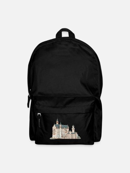 Märchenburg Neuschwanstein Bayern Deutschland - Rucksack - Schwarz