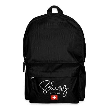 Made in Switzerland, Swiss pride - Backpack - black - Front