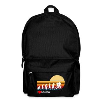 Rugby Retro Evolution Sunset - Backpack - black - Front