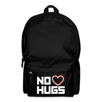 No Hugs Please Keep Your Distance Hug Anti Social - Backpack - black - Front