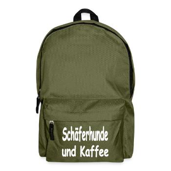 Schäferhund - Rucksack - Olivgrün - Vorne