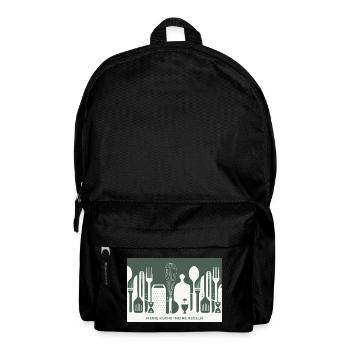 My Kitchen – My Rules | Kitchen humor - Backpack - black - Front