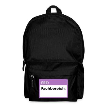 Department of Schild Lila - Backpack - black - Front