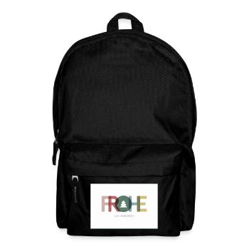 Merry Christmas – Modern Retro Design - Backpack - black - Front