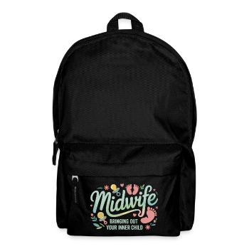 Midwife Inner Child Bloom - Backpack - black - Front
