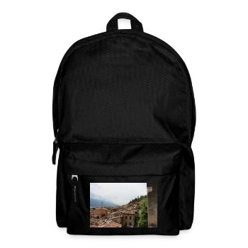 Blick auf Limone - Rucksack - Schwarz - Vorne