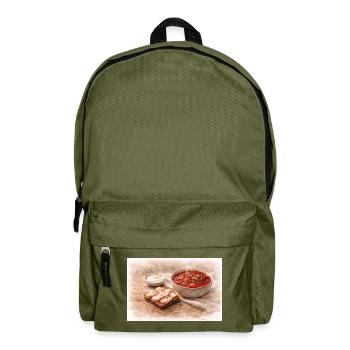 Borsch mit Salo - Rucksack - Olivgrün - Vorne
