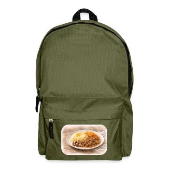 Herzhafte Teller-Idylle  - Rucksack - Olivgrün - Vorne