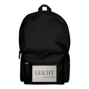 It will be EASY again - Backpack - black - Front
