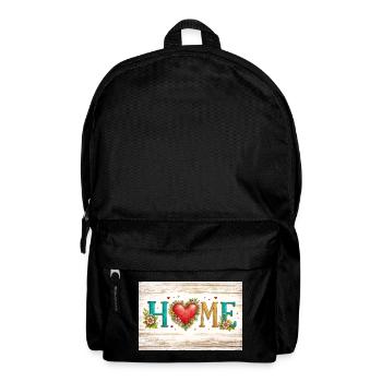 Herzblumen HEIM-Briefe - Rucksack - Schwarz - Vorne