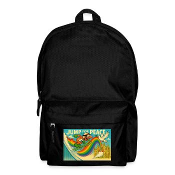 Chemise de sport amusante - Sac à dos - noir - Devant