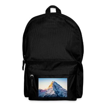 Watzmann au lever du soleil - Sac à dos - noir - Devant
