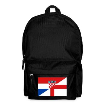 Croatia England Flag - Backpack - black - Front
