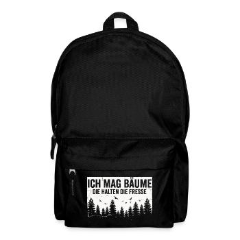 Funny Saying Trees Forest Rest Statement - Backpack - black - Front