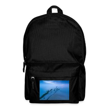 Blaue Stunde am Weststrand - Rucksack - Schwarz - Vorne