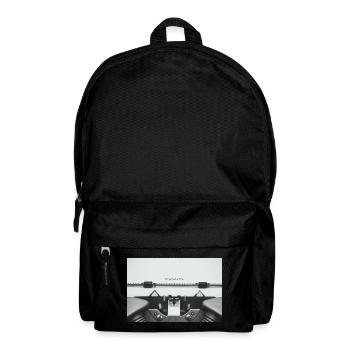 One Page At A Time Typewriter Design - Backpack - black - Front
