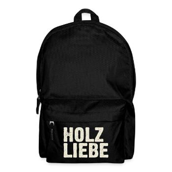 Holzliebe - Vintage Retro Design für Schreiner - Rucksack - Schwarz - Vorne