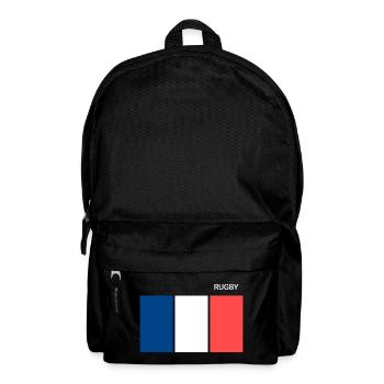 Rugby French Flag - Backpack - black - Front