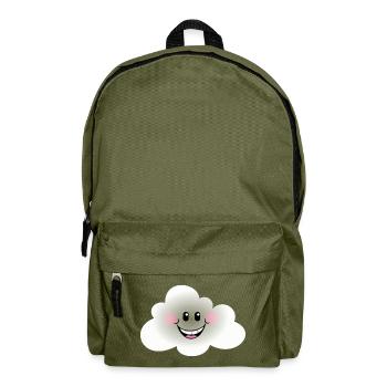 Happy Cloud - Backpack - olive green - Front